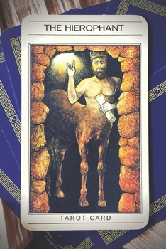 The Hierophant : Tarot Card: Black Magic , Occult, Wicca , Spiritual , Notebook, Journal, Diary (110 Pages, Lined , 6 x 9)