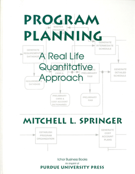 Hardcover Program Planning: A Real Life Quantitative Approach Book