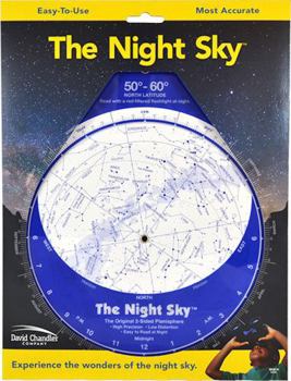 Map The Night Sky, 50°-60° (Large) Star Finder Book