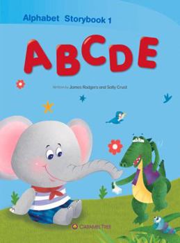 Paperback Alphabet Storybook 1: Abcde Book