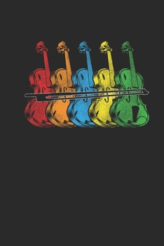 Violins Retro: Violins Notebook, Dotted Bullet (6" x 9" - 120 pages) ~ Musical Instruments Themed Notebook for Daily Journal, Diary, and Gift