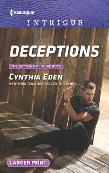 Mass Market Paperback Deceptions [Large Print] Book