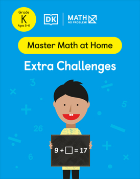 Paperback Math - No Problem! Extra Challenges, Kindergarten Ages 5-6 Book