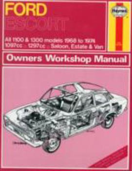 Hardcover Manual Ford Escort(68-74) Book