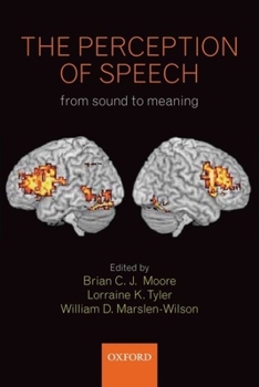Hardcover The Perception of Speech Book