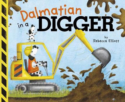 Hardcover Dalmatian in a Digger Book