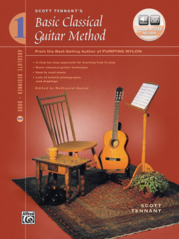 Paperback Scott Tennant's Basic Classical Guitar Method, Book 1 (Book & CD) Book