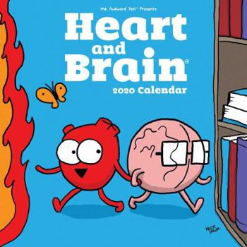 Calendar Heart and Brain 2020 Wall Calendar Book
