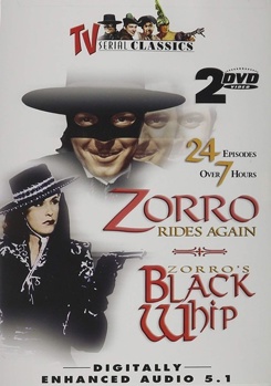 DVD Zorro: Rides Again  /  Black Whip Book