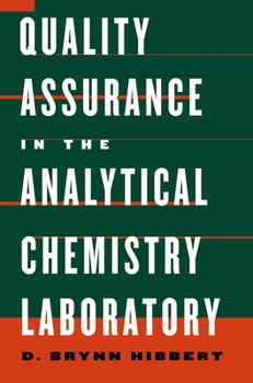 Paperback Quality Assurance for the Analytical Chemistry Laboratory Book