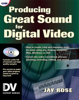 Paperback Producing Great Sound for Digital Video Book