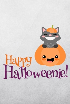 Happy halloween: Nifty Cute Cartoon October Wide Ruled Paper Autumn Candy Sweet Boo Ghost Bat Moon Notebook Journal Blank Lined Workbook for Teens ... 110 pages (Halloween Friend Journal Notebook)