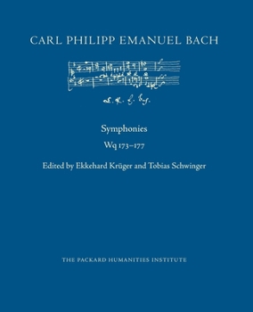 Paperback Symphonies, Wq 173-177: CPEB: CW Offprints, No. 96 Book