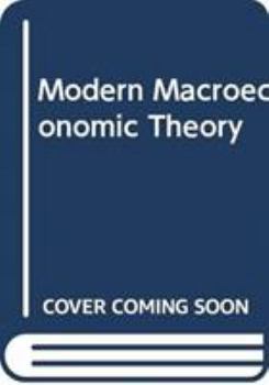 Hardcover Modern Macroeconomic Theory Book