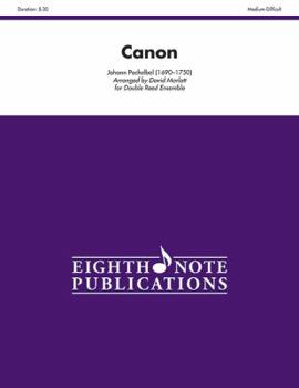 Canon: For Double Reed Ensemble, Score & Parts