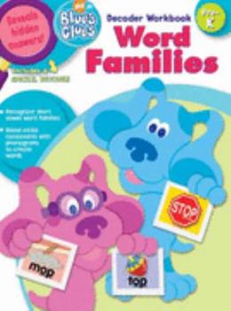 Paperback Word Families: Decoder Workbook: Pre-K (Blue's Clues) Book