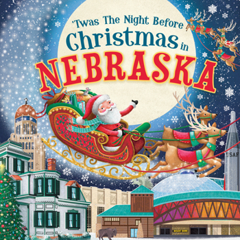 Hardcover 'Twas the Night Before Christmas in Nebraska Book