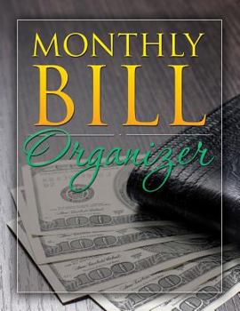 Paperback Monthly Bill Organizer Book