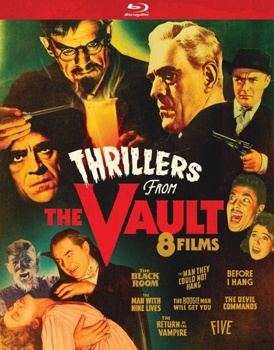 Blu-ray Thrillers From The Vault: 8 Classic Hooror Films Book