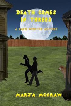 Paperback Death Comes in Threes: A Sandi Webster Mystery Book