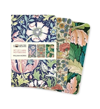 Paperback William Morris Set of 3 Mini Notebooks Book