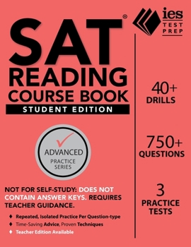 Paperback SAT Reading Course Book: Student Edition Book