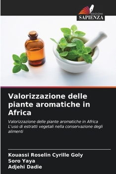 Paperback Valorizzazione delle piante aromatiche in Africa [Italian] Book