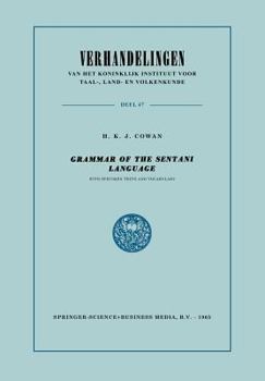 Paperback Grammar of the Sentani Language Book