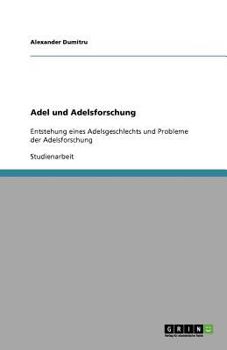Adel Und Adelsforschung