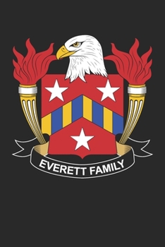 Paperback Everett: Everett Coat of Arms and Family Crest Notebook Journal (6 x 9 - 100 pages) Book