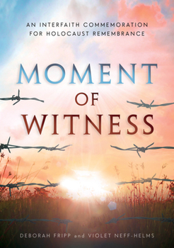 Paperback Moment of Witness: A Guided Holocaust Remembrance Book