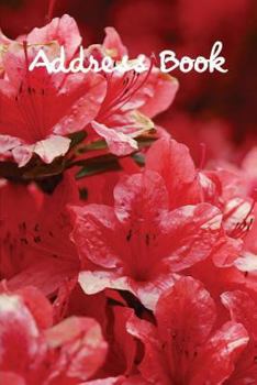 Address Book.: (Flower Edition Vol. B02) Glossy And Soft Cover, Large Print, Font, 6" x 9" For Contacts, Addresses, Phone Numbers, Em