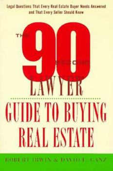 Paperback 90 Second Lawyer Guide to Buying Real Estate Book
