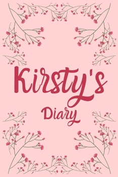 Paperback Kirsty's Diary: Kirsty Named Diary/ Journal/ Notebook/ Notepad Gift For Kirsty's, Girls, Women, Teens And Kids - 100 Black Lined Pages Book