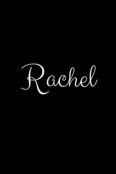 Rachel: notebook with the name on the cover, elegant, discreet, official notebook for notes