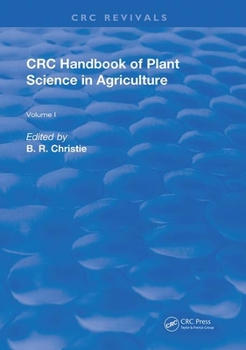 Paperback CRC Handbook of Plant Science in Agriculture Book