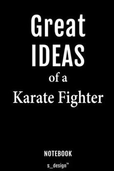 Notebook for Karate Fighters / Karate Fighter: awesome handy Note Book [120 blank lined ruled pages]
