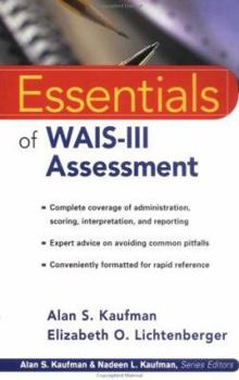 Paperback Essentials of WAIS -III Assessment Book
