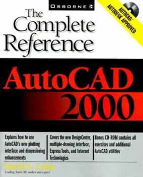 Paperback AutoCAD 2000: The Complete Reference [With CDROM] Book