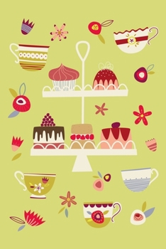 Notes: A Blank Guitar Tab Music Notebook with Tea and Cakes Cover Art