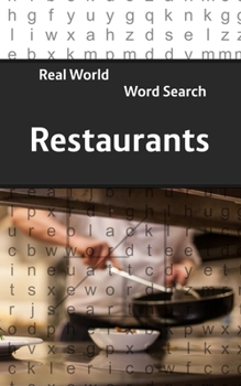 Paperback Real World Word Search: Restaurants Book