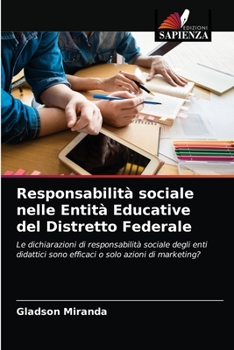 Paperback Responsabilità sociale nelle Entità Educative del Distretto Federale [Italian] Book