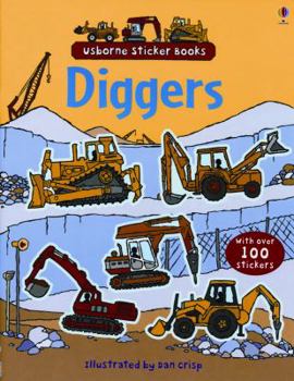 Diggers (Sticker Books) - Book  of the Usborne Sticker Books