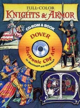 Paperback Full-Color Knights & Armour [With CDROM] Book