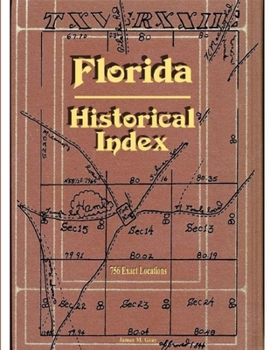 Paperback Florida Historical Index Book