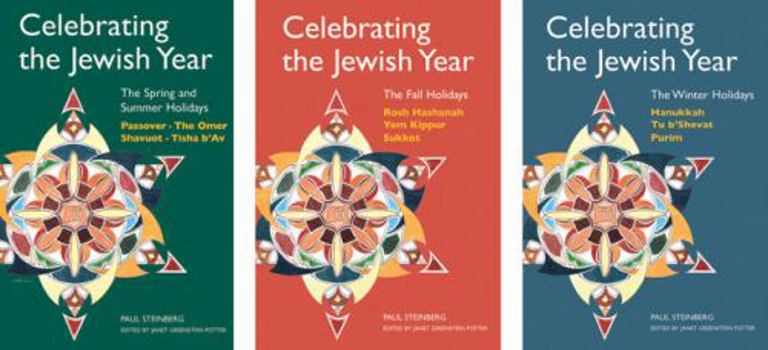 Paperback Celebrating the Jewish Year, 3-Volume Set Book