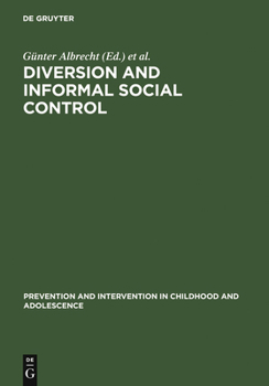 Hardcover Diversion and Informal Social Control Book