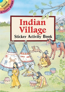 Paperback Indian Village Sticker Activity Book