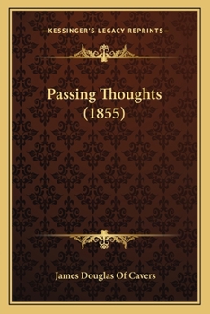 Paperback Passing Thoughts (1855) Book