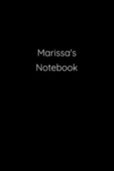 Paperback Marissa's Notebook: Notebook / Journal / Diary - 6 x 9 inches (15,24 x 22,86 cm), 150 pages. Book